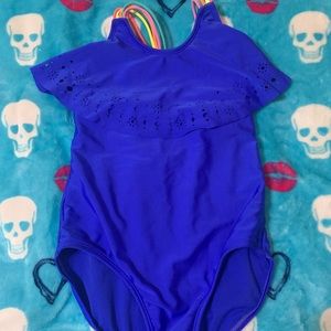Girls size 10/12 cat & jack one piece bathing suit